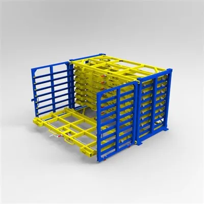 8 Rack Metel Taflen Lefel