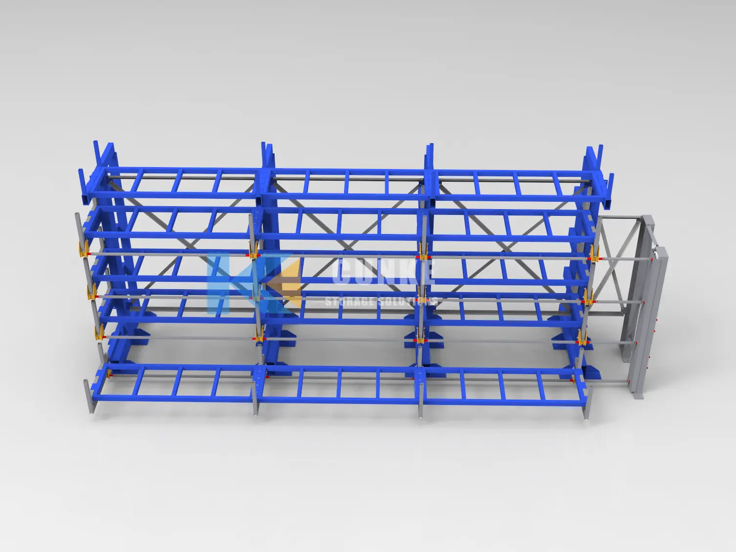 Trwm{0}}Rholio Dyletswydd-Allan Cantilever Rack